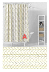 Shower Curtains for Bathroom, Luxury Polyester Cloth Bath Curtain 180*200cm