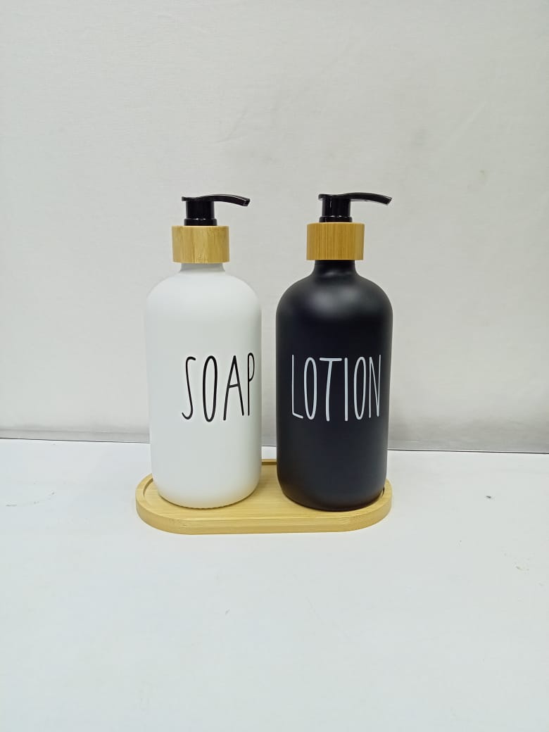 2Pcs 500ml Refillable Soap