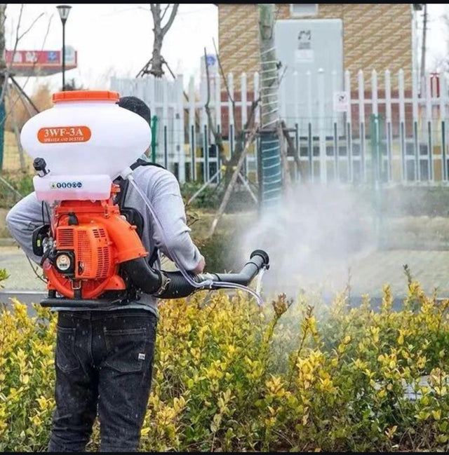 AgroMist 3WF-3A Gasoline Knapsack Mist Blower & Duster (14L Capacity)