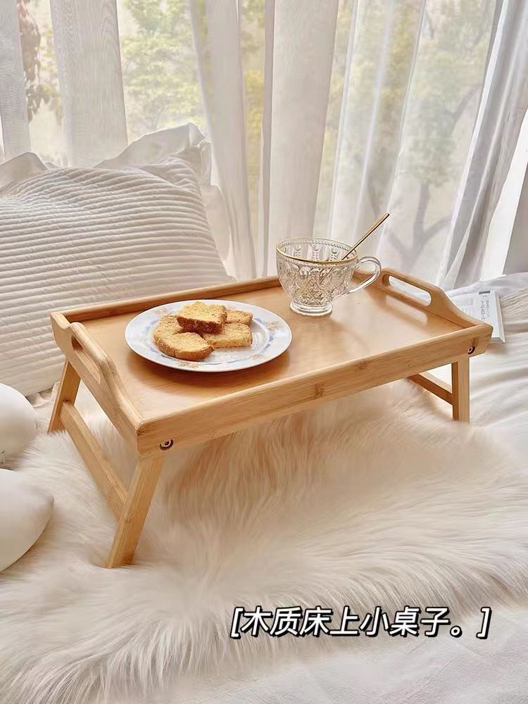 Foldable Bamboo Bed Tray