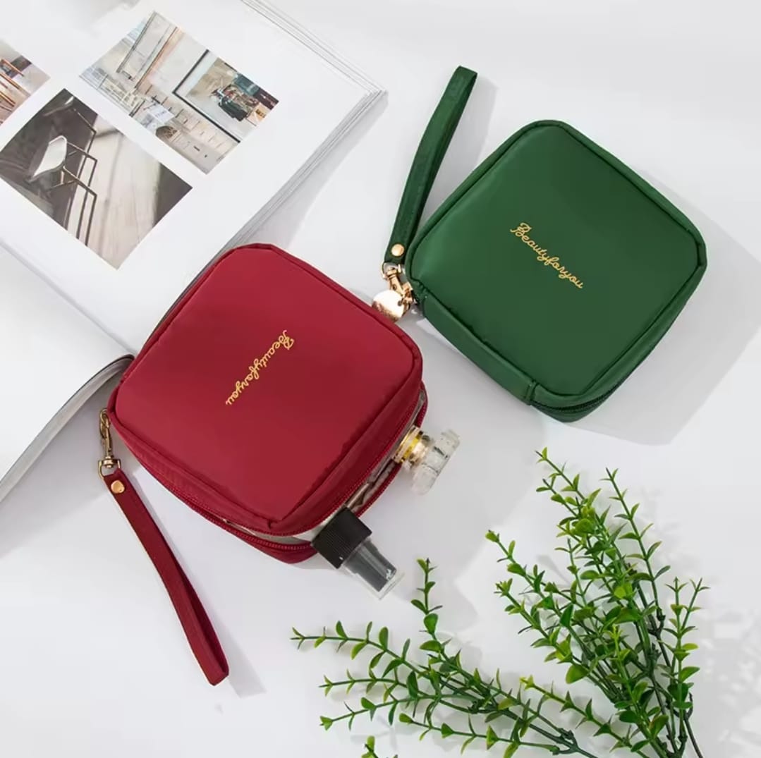 Waterproof Pad Pouch — Travel & Daily Essentials Case