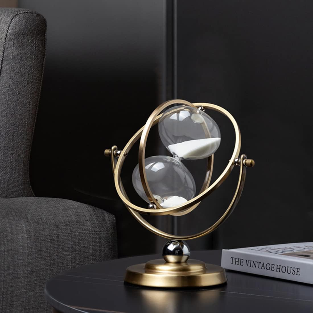 Brass Hourglass 60 Minute Sand Clock Timer