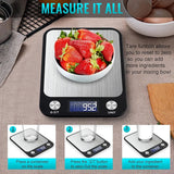 Updated Digital Kitchen Scale – Large Weighing Panel