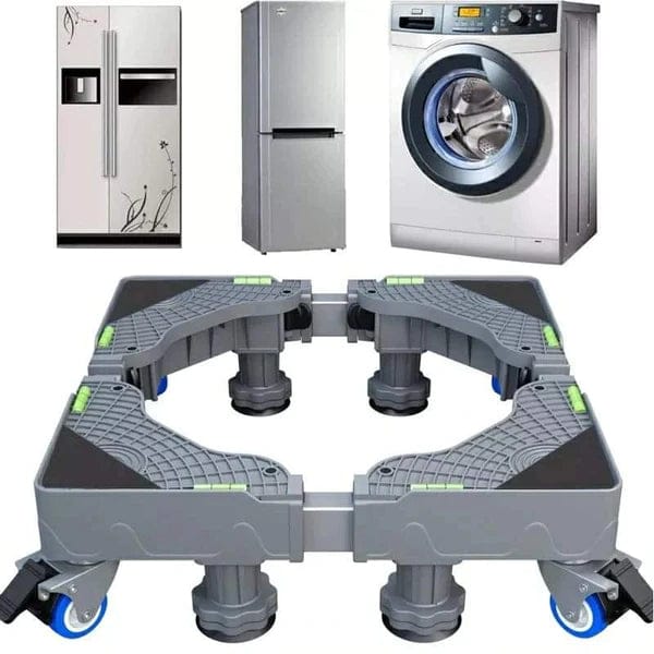 Heavy Duty Adjustable Appliance Stand with Anti-Vibration Pads