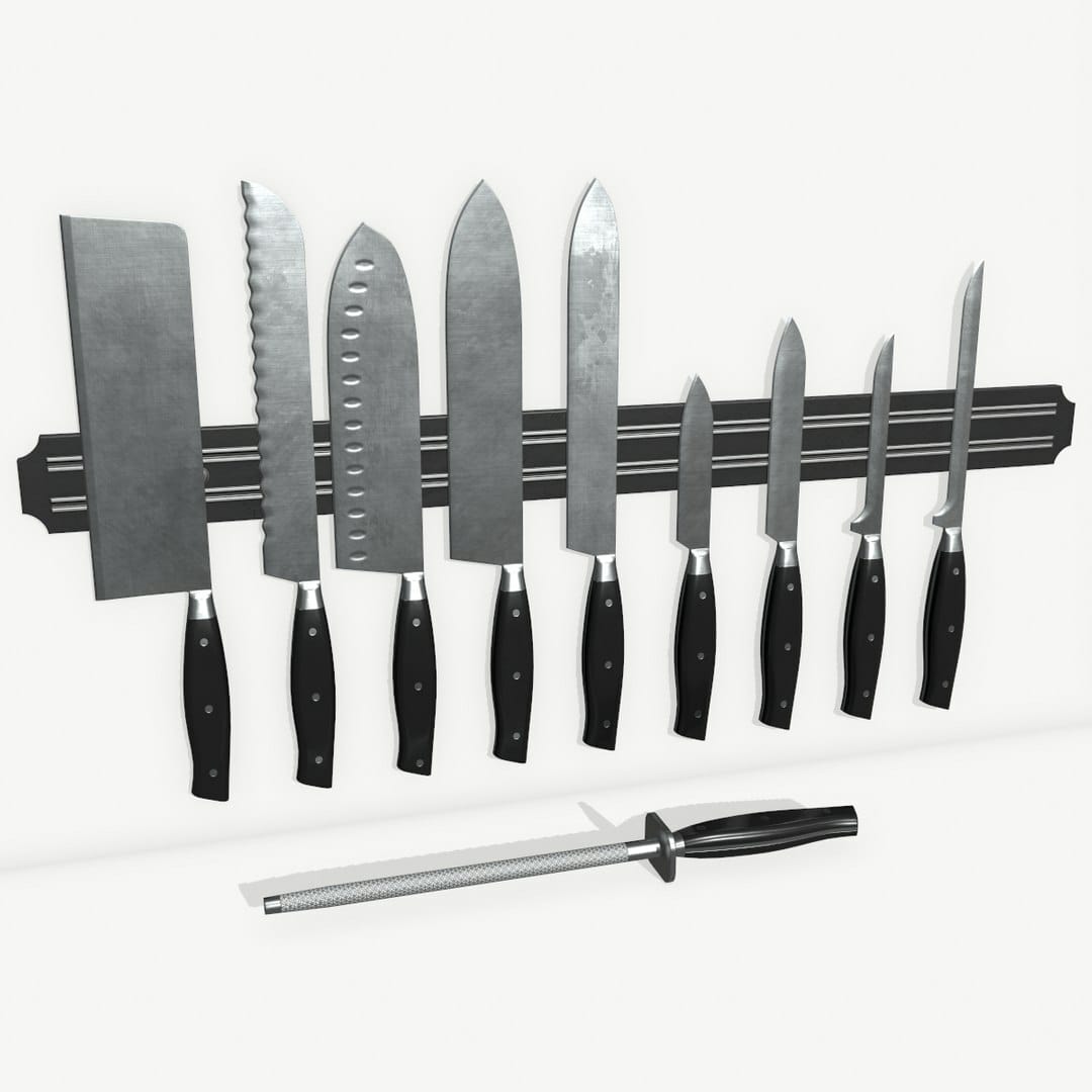Kitchen Magnet Knife Holder – 55cm
