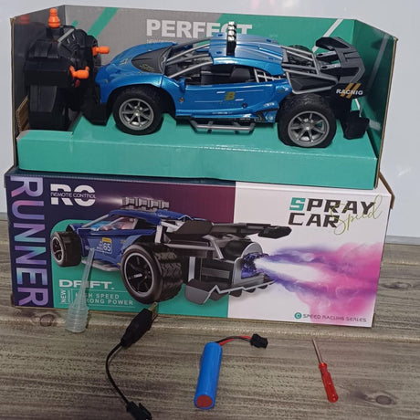 Spray Remote Control Car – Drift, Speed &amp; Smoke Effect Racing Toy