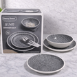  High-quality porcelain
Set Includes:
• 6 Dinner Plates – 10.5 inches
• 6 Dessert Plates – 8 inches
• 6 Deep Bowls – 8 inches
