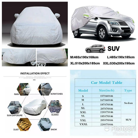 Universal Grey Car Cover