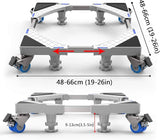 Heavy Duty Adjustable Appliance Stand with Anti-Vibration Pads