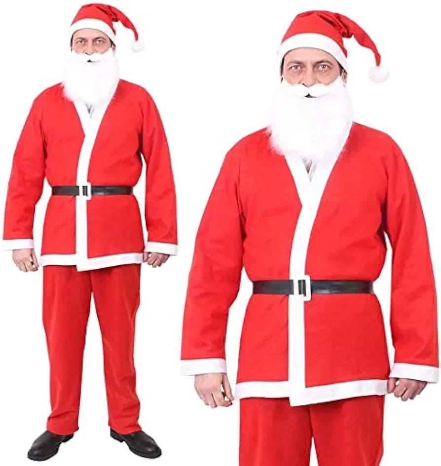Santa Adults Christmas Outfit (Free Size)