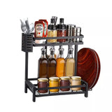 multi functional spice storage rack 2 Tier