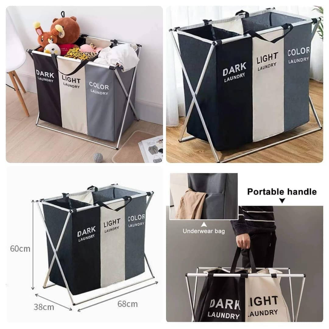 ❇️ Foldable  laundry basket