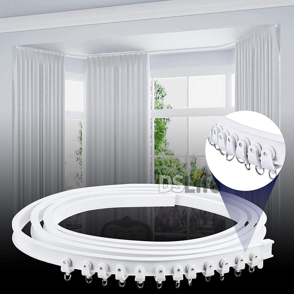 Bendable rail/curtain track