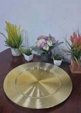 High quality unique gold or silver Round changer plates