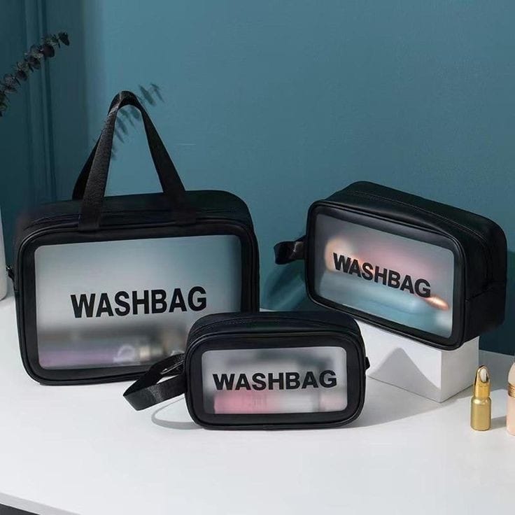 3pc wash bag pouch