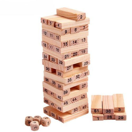jenga game 54 pieces