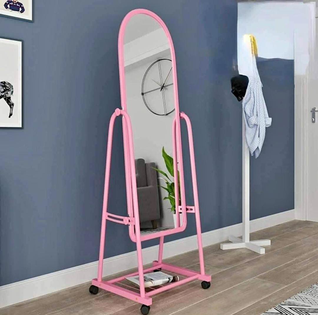 Dressing Mirror with Wheels