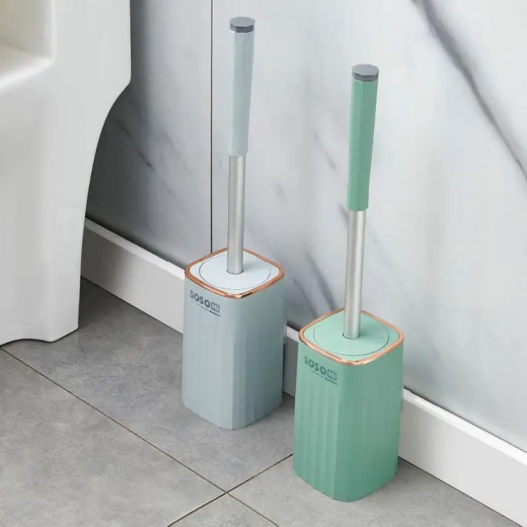 High-Quality Wall-Mounted Toilet Brush Set with Holder
