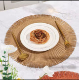 Round Jute Table Mat