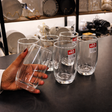 Classic Clear Drinking Glasses (Set of 6)
