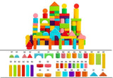  Wooden Blocks Construction Set – Fun andEducational Toy for Kids100pcs