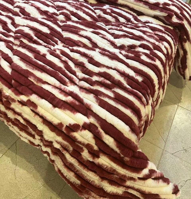 Luxury Plush Faux Fur Bedding Set