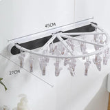Foldable Clothes Hanger /Multipupose clothe Drying Rack 24 Clip