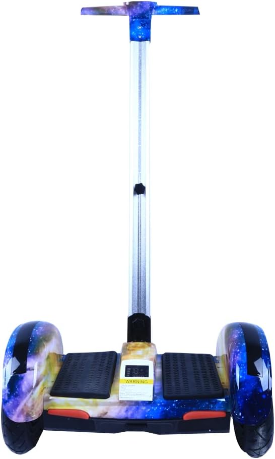 hoverboard with handlebar hoverboard adjustable handle stand release knee pressure
