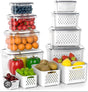 4-Piece Airtight Food Storage Containers with Drain Baskets Kenya