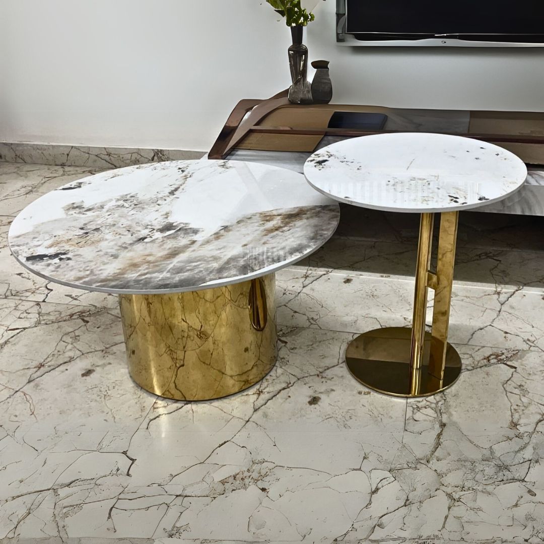 2in1 MARBLE Nesting Luxurious With Contemporary Aesthetics.