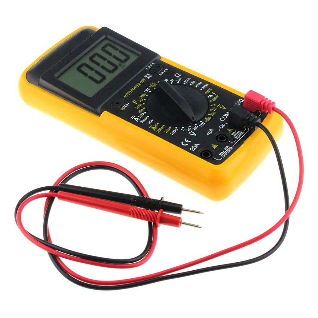 Digital LCD Voltmeter Ohmmeter Ammeter – Multi Test Meter
