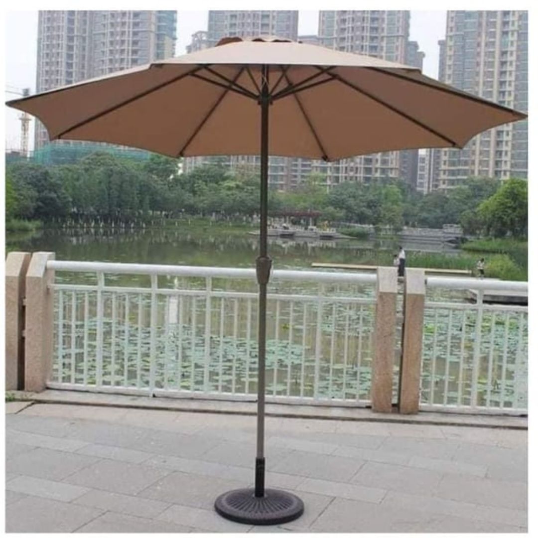 camping / garden umbrella with base