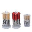 Cutlery set with stand 25 pieces