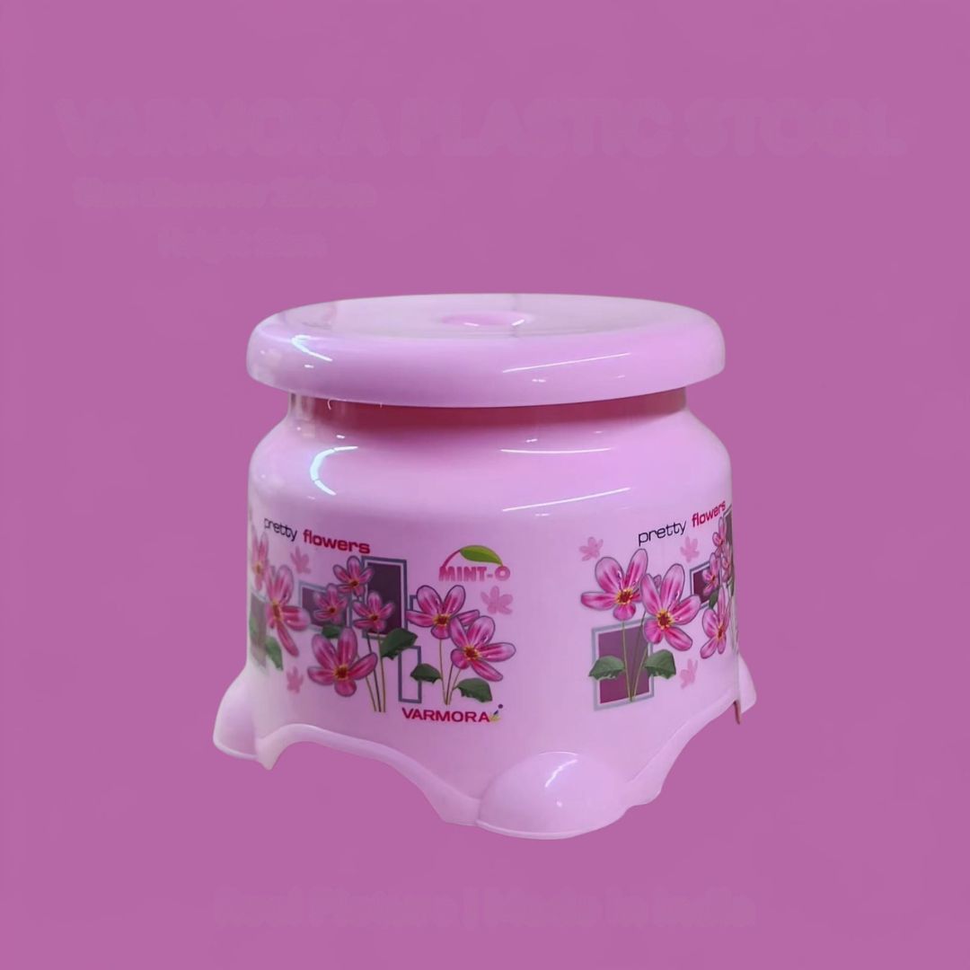 Plastic Round Stool Dimensions 22.5 cm diameter × 21 cm height