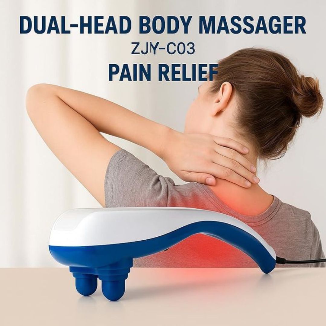 Dual-Head Body Massager