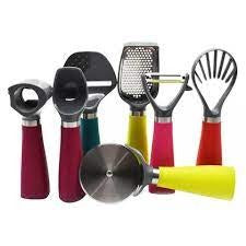 Kitchen tools with acrylic stand 7 in 1