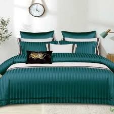 Luxury 100%Cotton Colored Satin Duvet cover