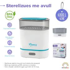 Momeasy Baby Electric Steam Steriliser / Baby Bottle Sterilizer