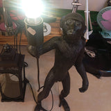 Monkey Resin Floor, study andWall Lamp
