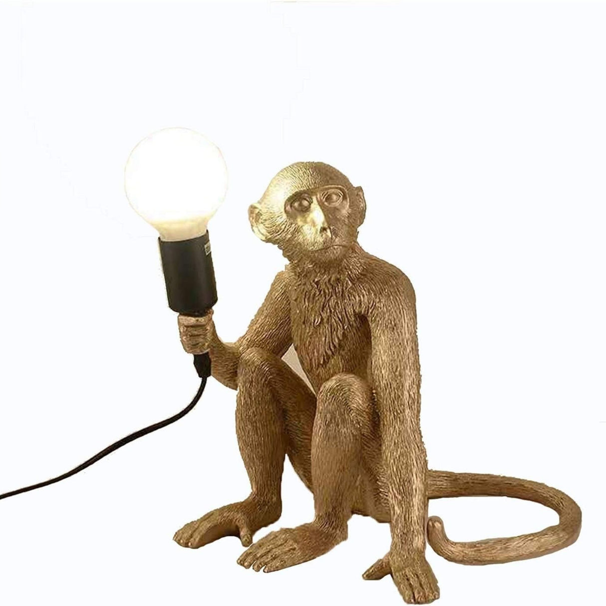 Resin Monkey Desk Lamp