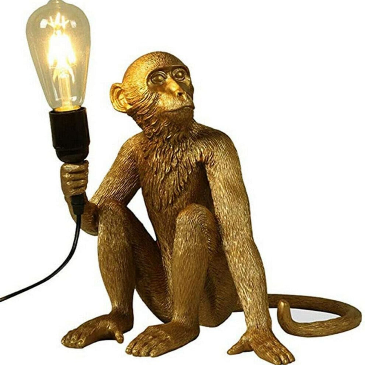 Resin Monkey Desk Lamp