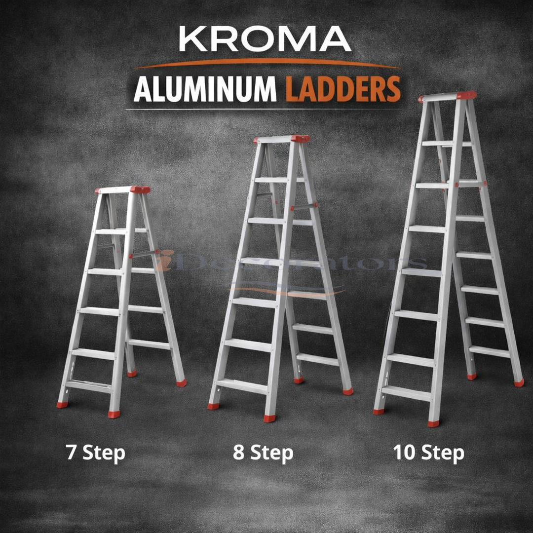 Aluminum Step Ladders (7, 8 &; 10 Step Options) rih