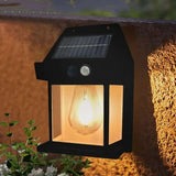 Solar Motion Sensor Led Retro Wall Outdoor Light Garden Lamp Outdoor Led Solar Security Light For Garden