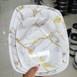 melamine printed plates set of 3