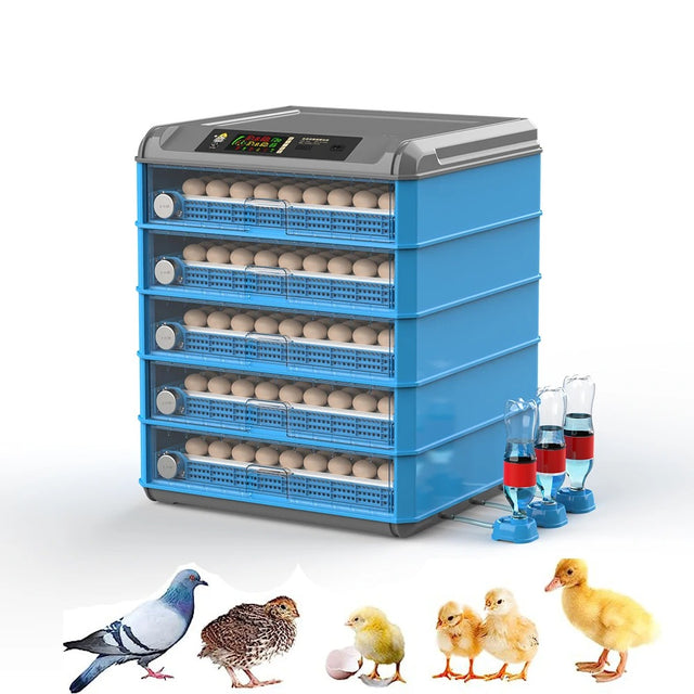 Poultry egg incubators for hatching eggs.