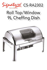 Signature Silver CS-RA-2302G 9L Rolltop chafing dishes