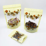 Large Floral Ziplock Storage Bag (30cm × 20cm)