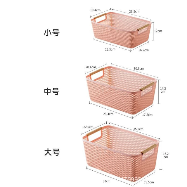 Storage basket set wooden handles size dimensions — iDecorators Kenya