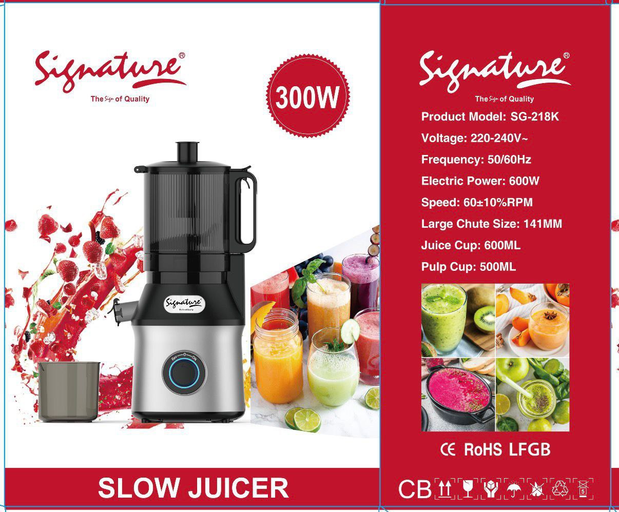 Slow Juicer (300 Watts)