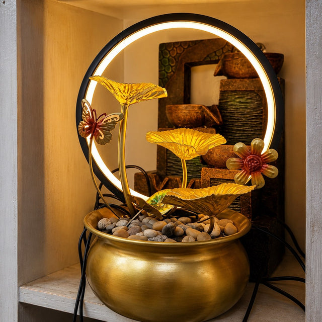 LED Lotus Water Fountain